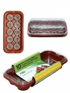 Мини-тепличка с торфяными таблетками (10яч./44мм.)